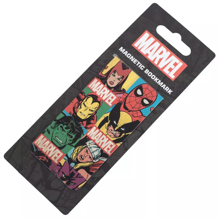 Magnetická záložka Marvel Comics - Retro Grid
