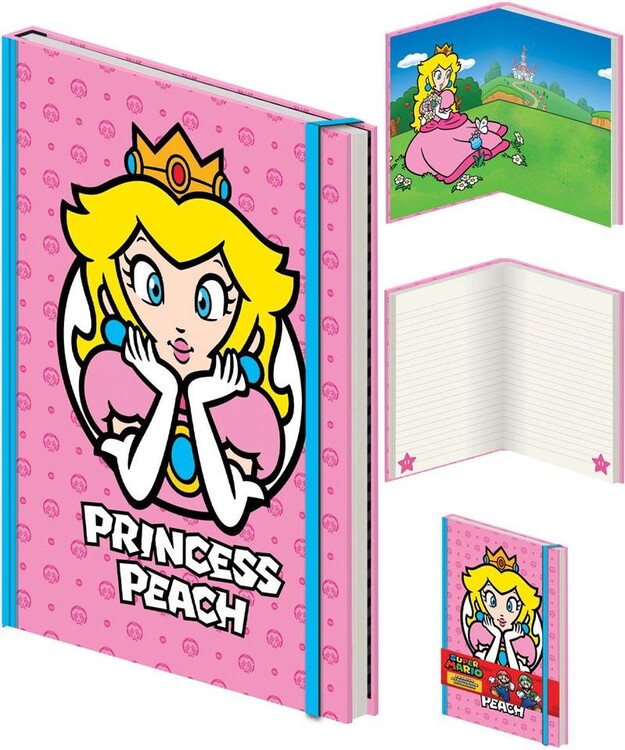 Levně Zápisník Super Mario - Peach, A5