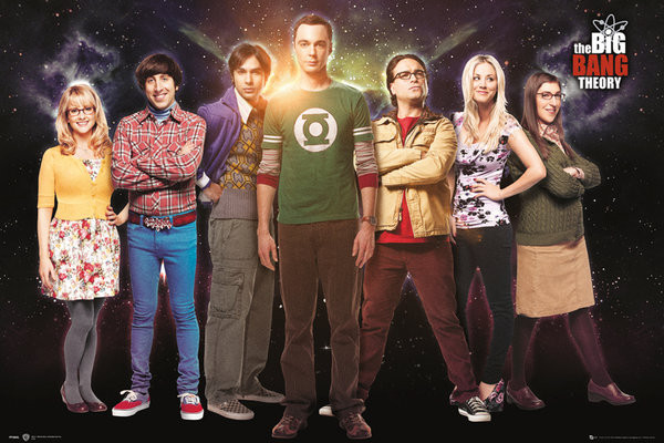 Plakát The Big Bang Theory (Teorie velkého třesku) - Cast