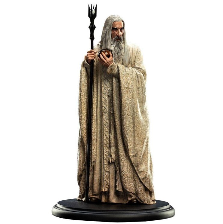 Levně Figurka Weta Workshop The Lord of the Rings - Classic- Saruman the White Wizard, 19 cm