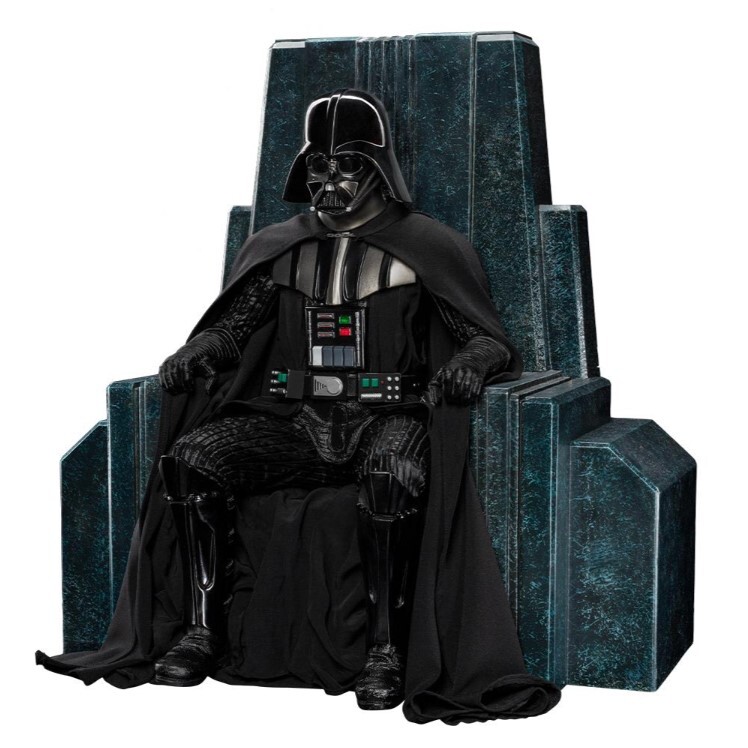 Levně Figurka Iron Studios Star Wars - Darth Vader on Throne Legacy Replica 1/4, 48 cm