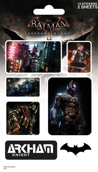 Samolepky Batman Arkham Knight - Characters