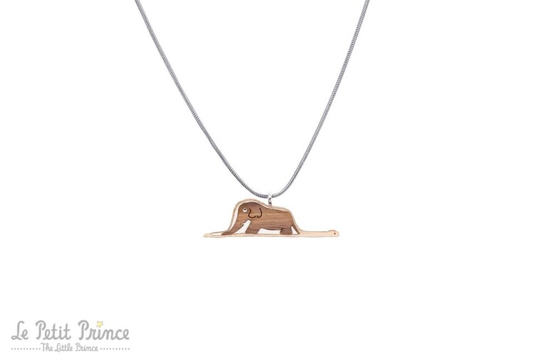 Kleding Ketting The Little Prince - A Boa Constrictor Digesting An Elephant