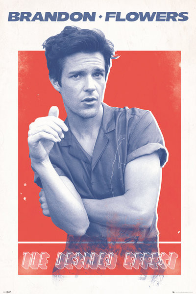 Poster Brandon Flowers - Desired Effect