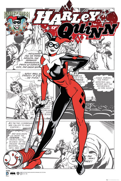 Plakát DC Comics - Harley Quinn Comic