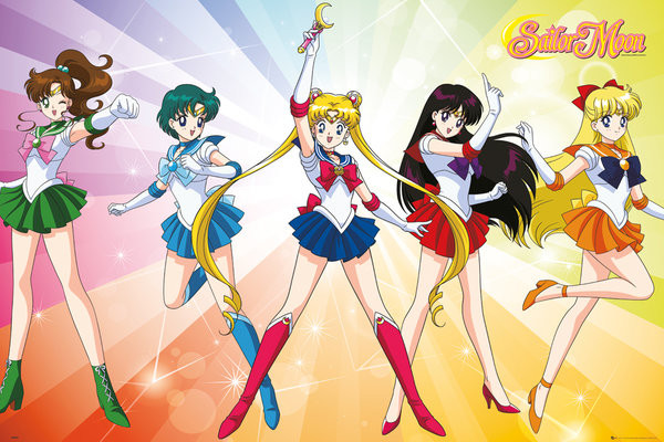 Plakat Sailor Moon - Rainbow