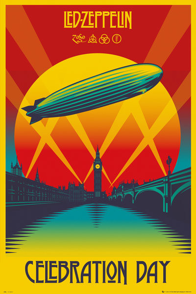 Poster Led Zeppelin - Celebration Day | Wall Art | 3+1 FREE