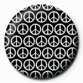 Kitűző PEACE (MULTI)