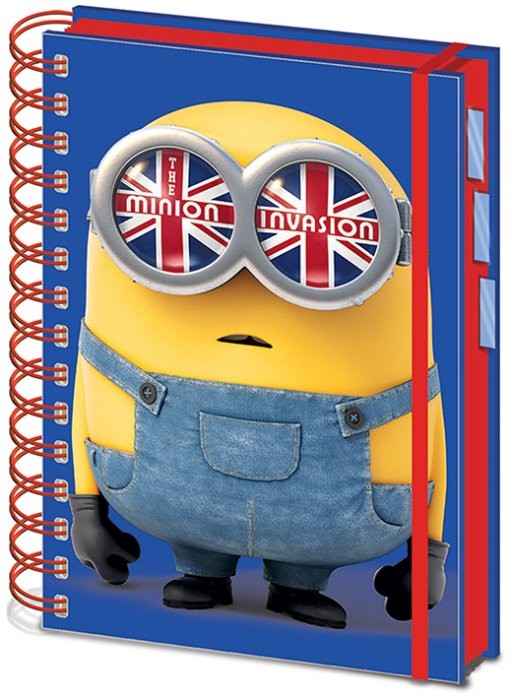 Zápisník Mimoni (Já, padouch) - British Mod A5 Project Book