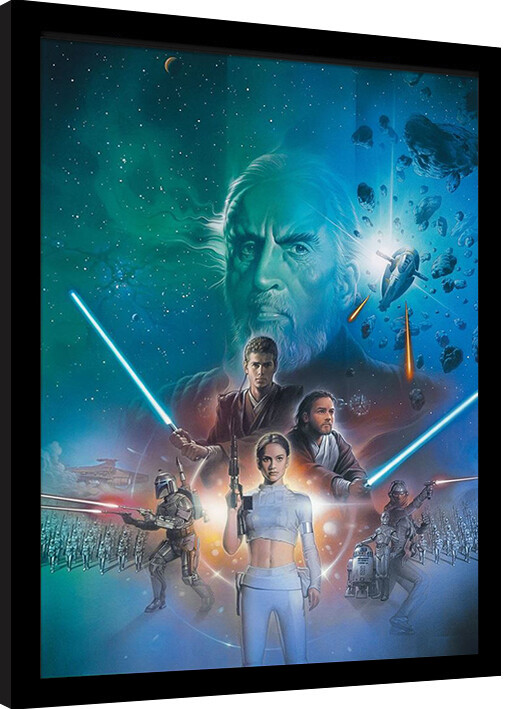 Obraz na zeď - Star Wars - Episode II Art, 34.3 x 44.5 cm