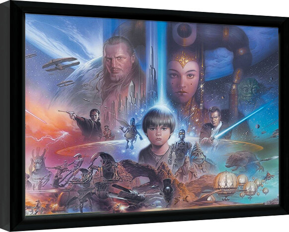 Gerahmte Poster Star Wars - Episode I Art