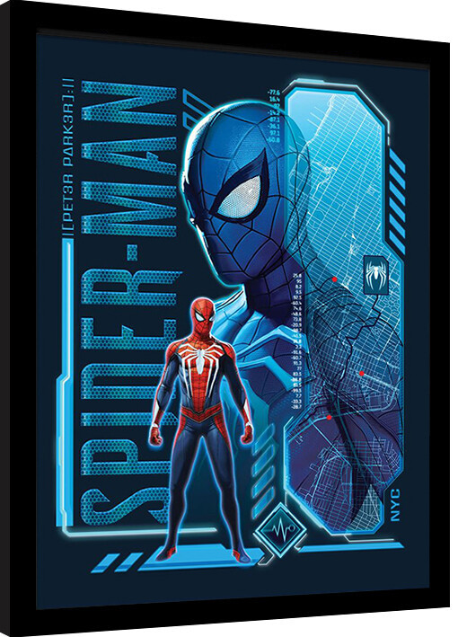 Indrammet plakat Spider-Man - Peter Parker