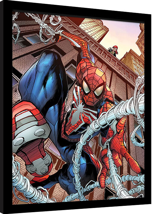 Ingelijste poster Spider-Man - Shooting