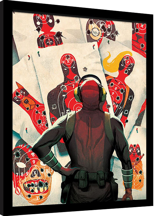 Ingelijste poster Deadpool - Shooter
