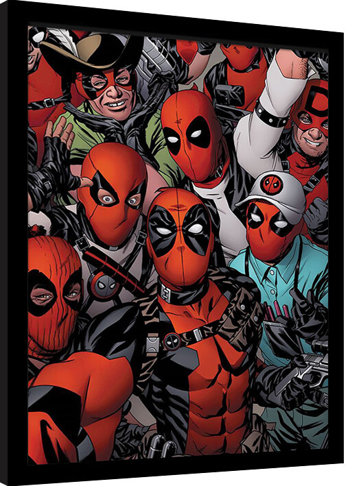 Indrammet plakat Deadpool - Selfie