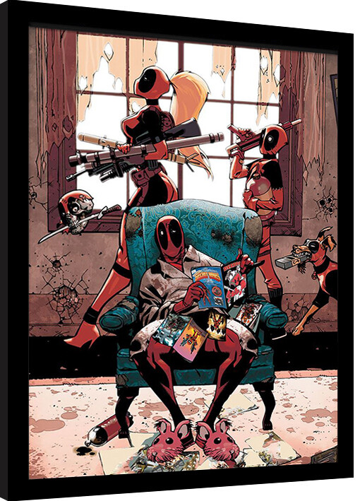 Rámovaný plakát Deadpool - Family