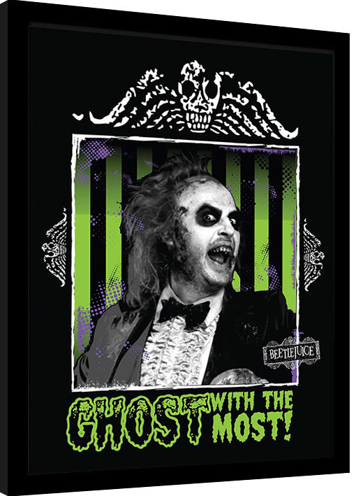 Zarámovaný plagát Beetlejuice - Ghost With The Most