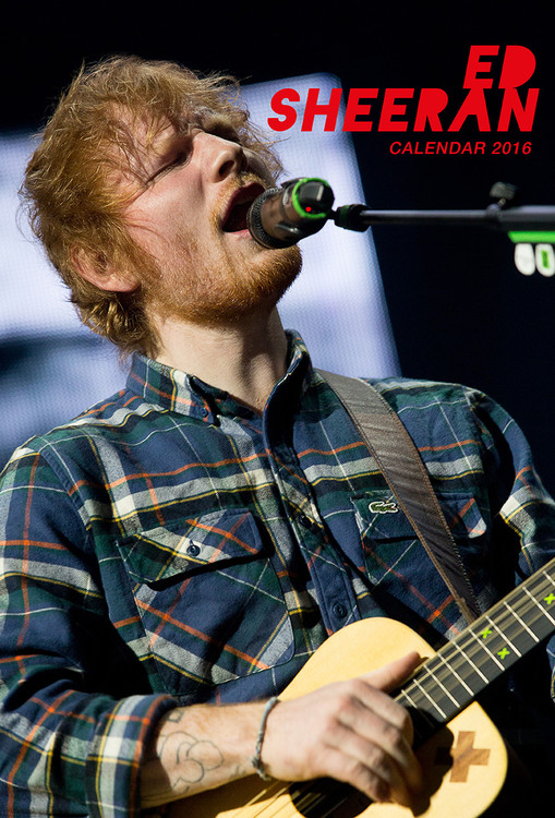 Naptár 2027 Ed Sheeran