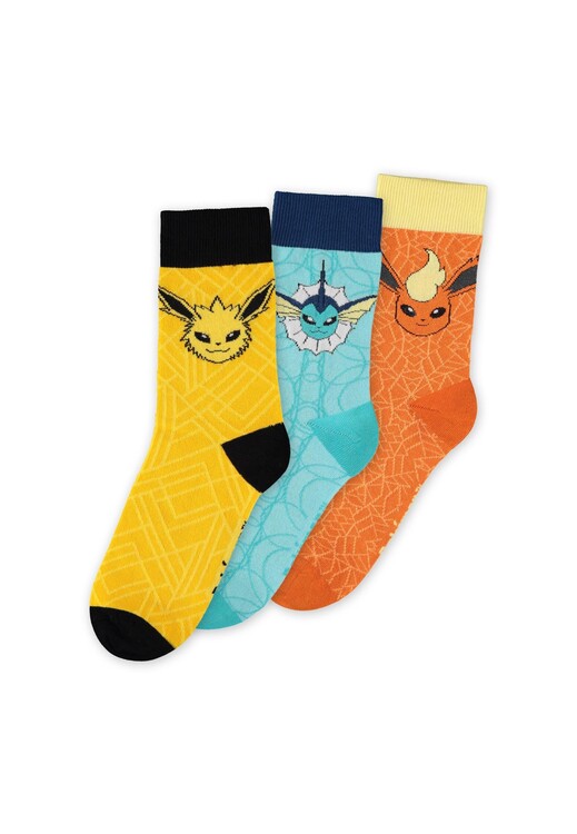 Levně Ponožky Pokemon - Vaporeon & Flareon & Jolteon, 35-38