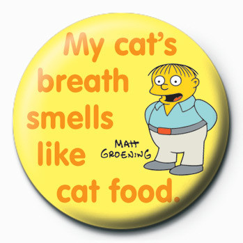 Placka THE SIMPSONS - ralph cat breath