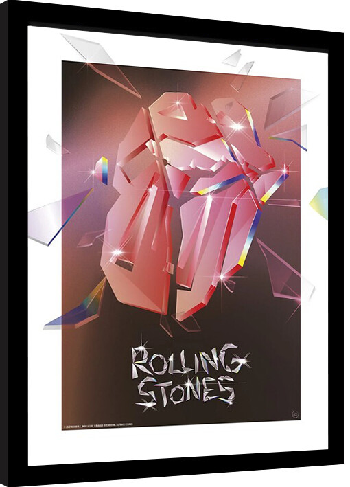 Ingelijste poster The Rolling Stones - Hackney