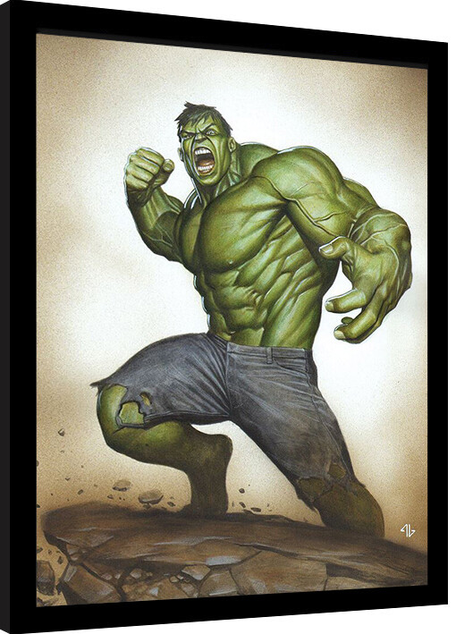 Poster incorniciato Marvel Classic - Immortal Hulk - The Best Defence