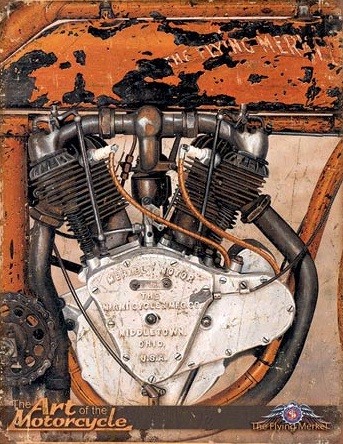Metallschild Jacobs - The Flying Merkel