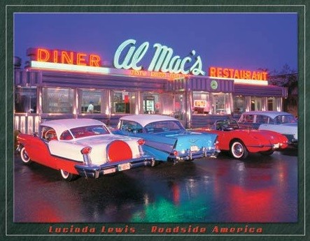 Metallschild Lewis - Al Mac Diner