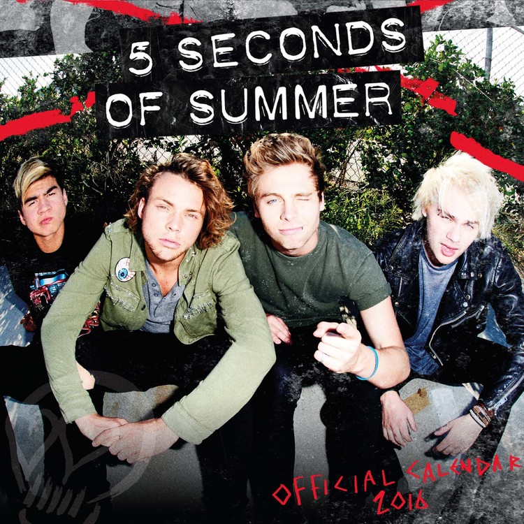 Calendario 2027 5 Seconds of Summer