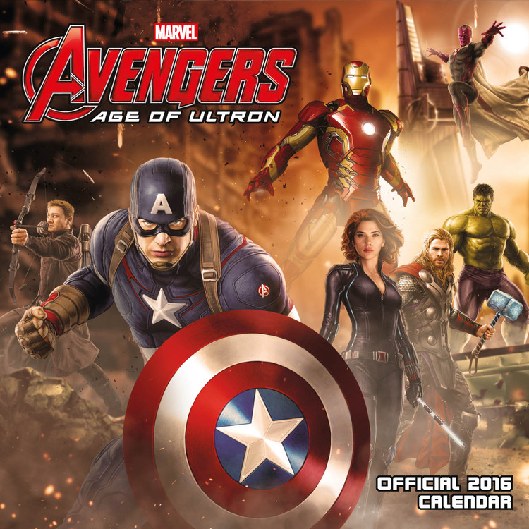 Kalendár 2027 Avengers 2: Vek Ultrona