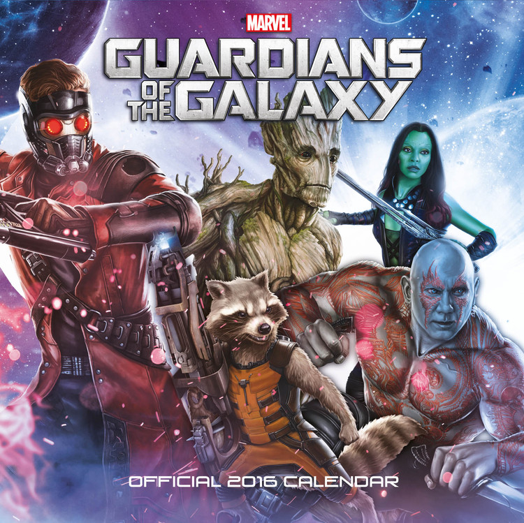 Calendario 2027 Guardiani della Galassia