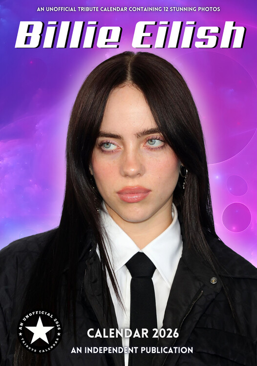 Naptár 2027 Billie Eilish