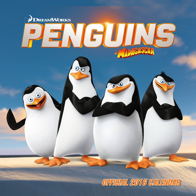 Calendario 2027 I pinguini di Madagascar