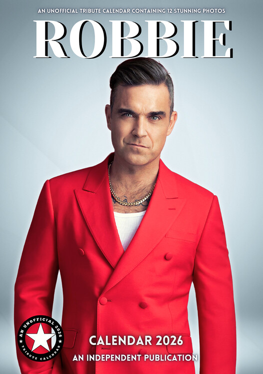Naptár 2027 Robbie Williams