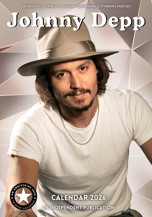 Naptár 2027 Johnny Depp