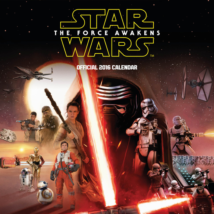 Calendario 2027 Star Wars, Episodio VII : Il risveglio della Forza