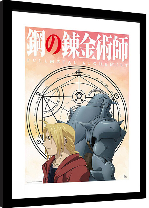 Ingelijste poster Fullmetal Alchemist - Elric