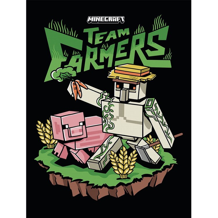 Obraz na plátně Minecraft - Team Farmers