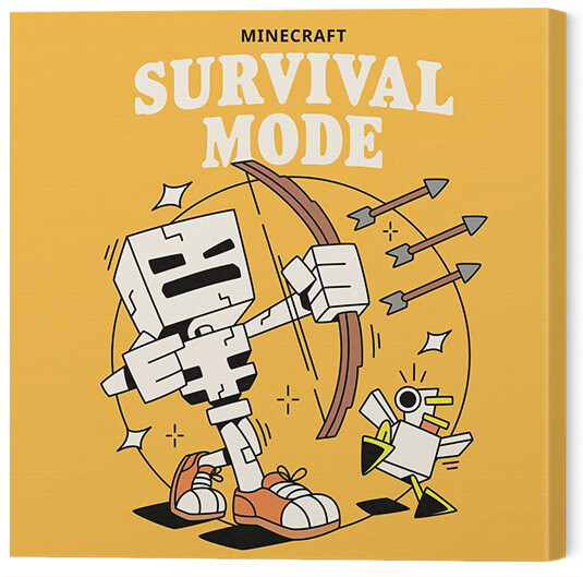Canvastavla Minecraft - Survival Mode
