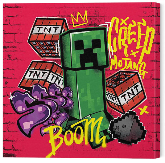 Obraz na plátně Minecraft - Creep Mojang