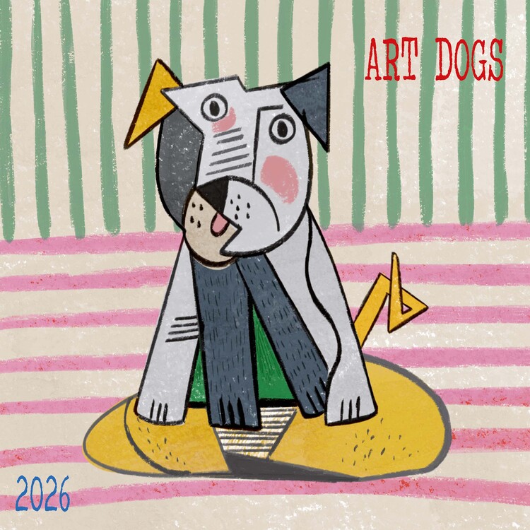 Naptár 2027 Art Dogs