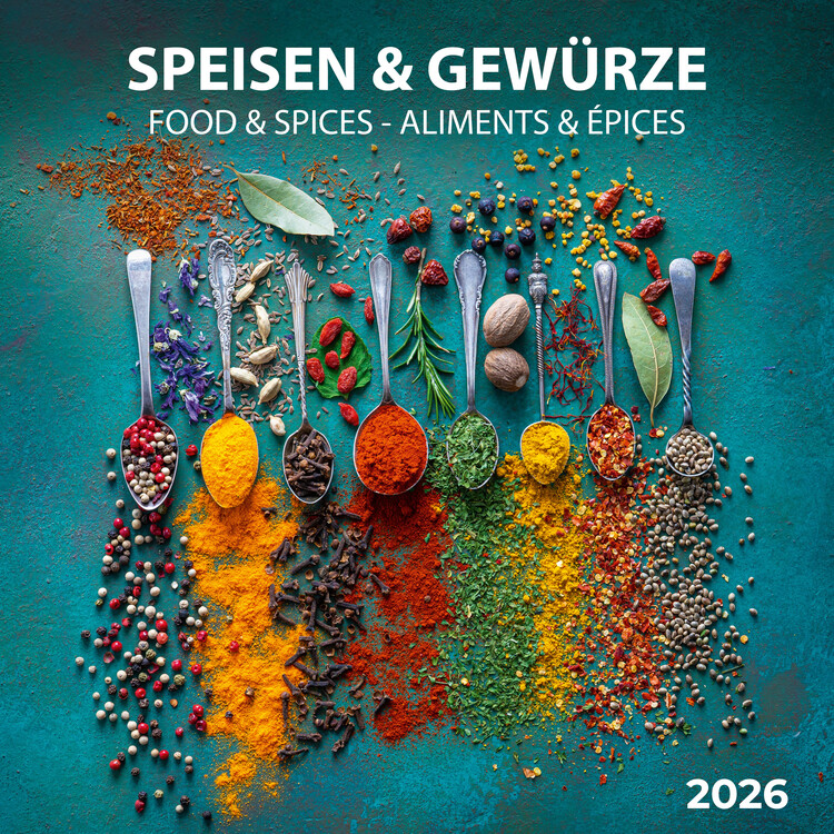 Kalender 2027 Food & Spices