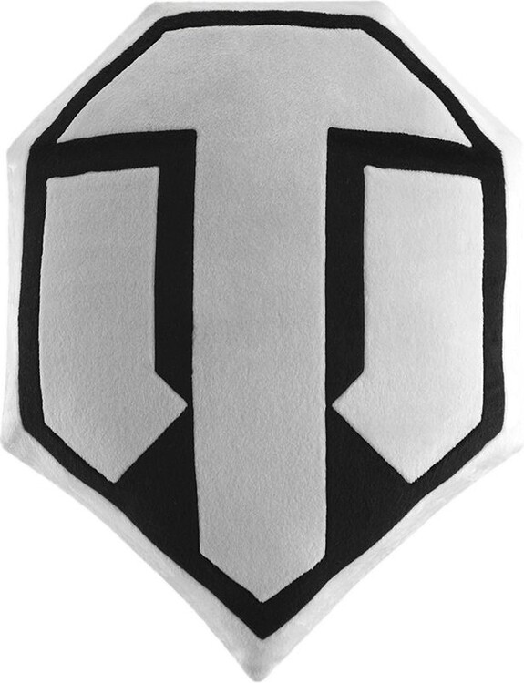 Levně Polštářek World of Tanks - Logo, 13 x 37 x 42 cm