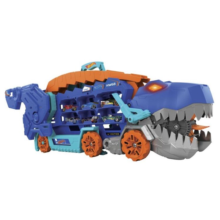 Levně Hot Wheels - City - T-Rex Transporter with Lights and Sounds