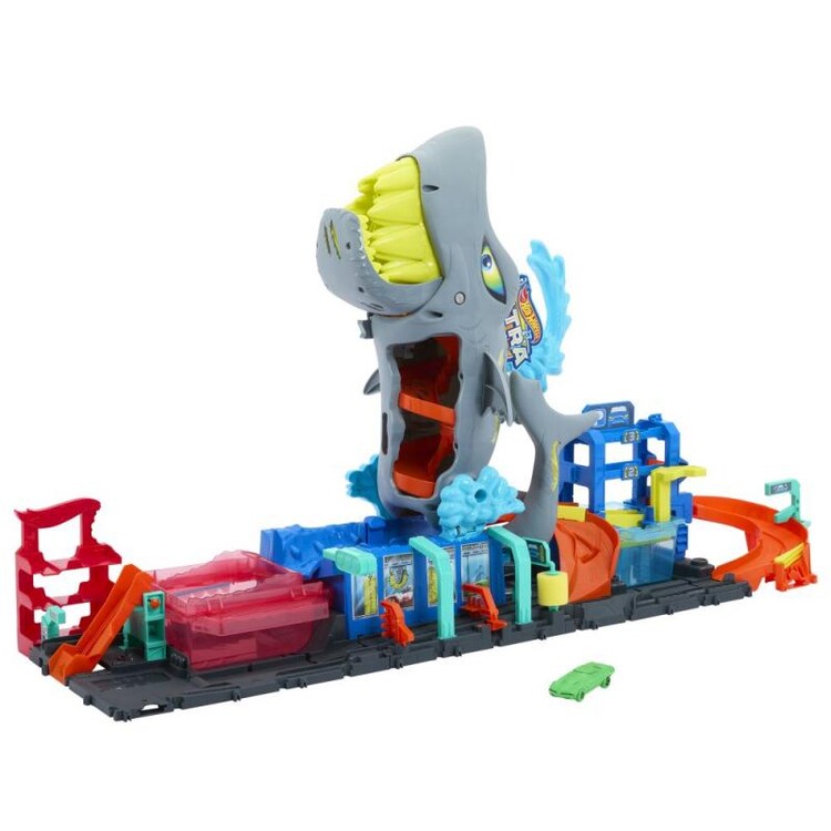 Levně Hot Wheels - City Color Reveal - Shark Car Wash