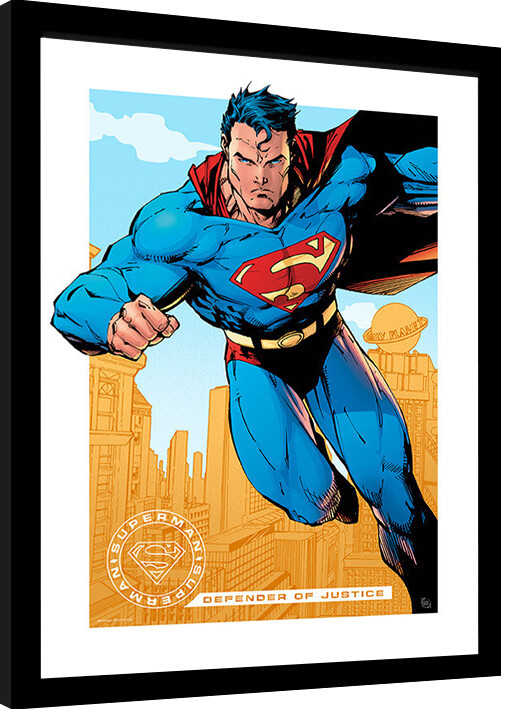 Poster encadré DC Comics - Superman