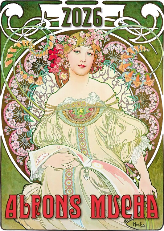 Naptár 2027 Alfons Mucha