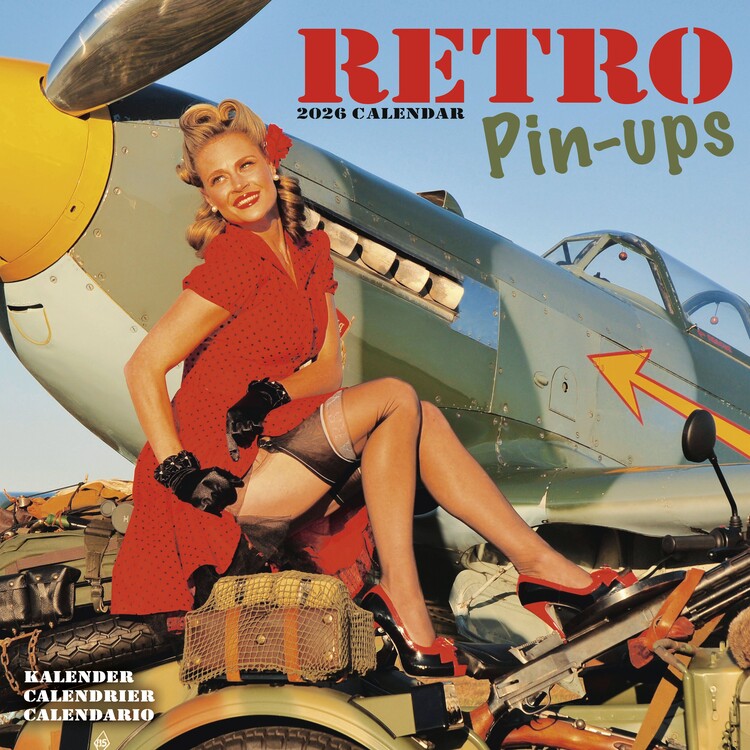 Kalender 2027 Retro Pin Ups