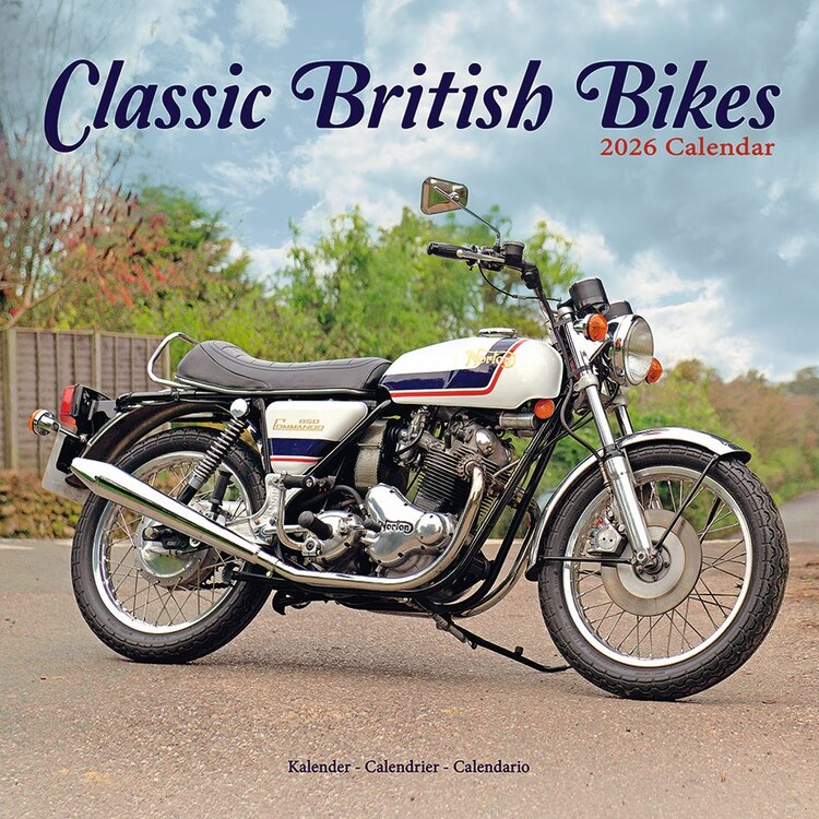 Kalender 2027 Classic British Bikes