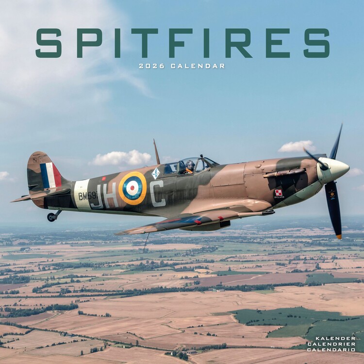 Naptár 2027 Spitfires